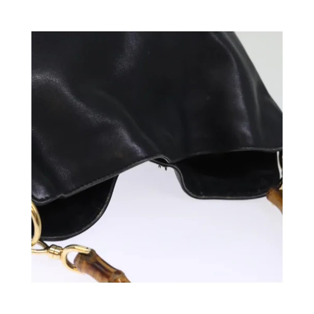 Gucci Vintage Pre-owned Leather gucci-bags Black Dames