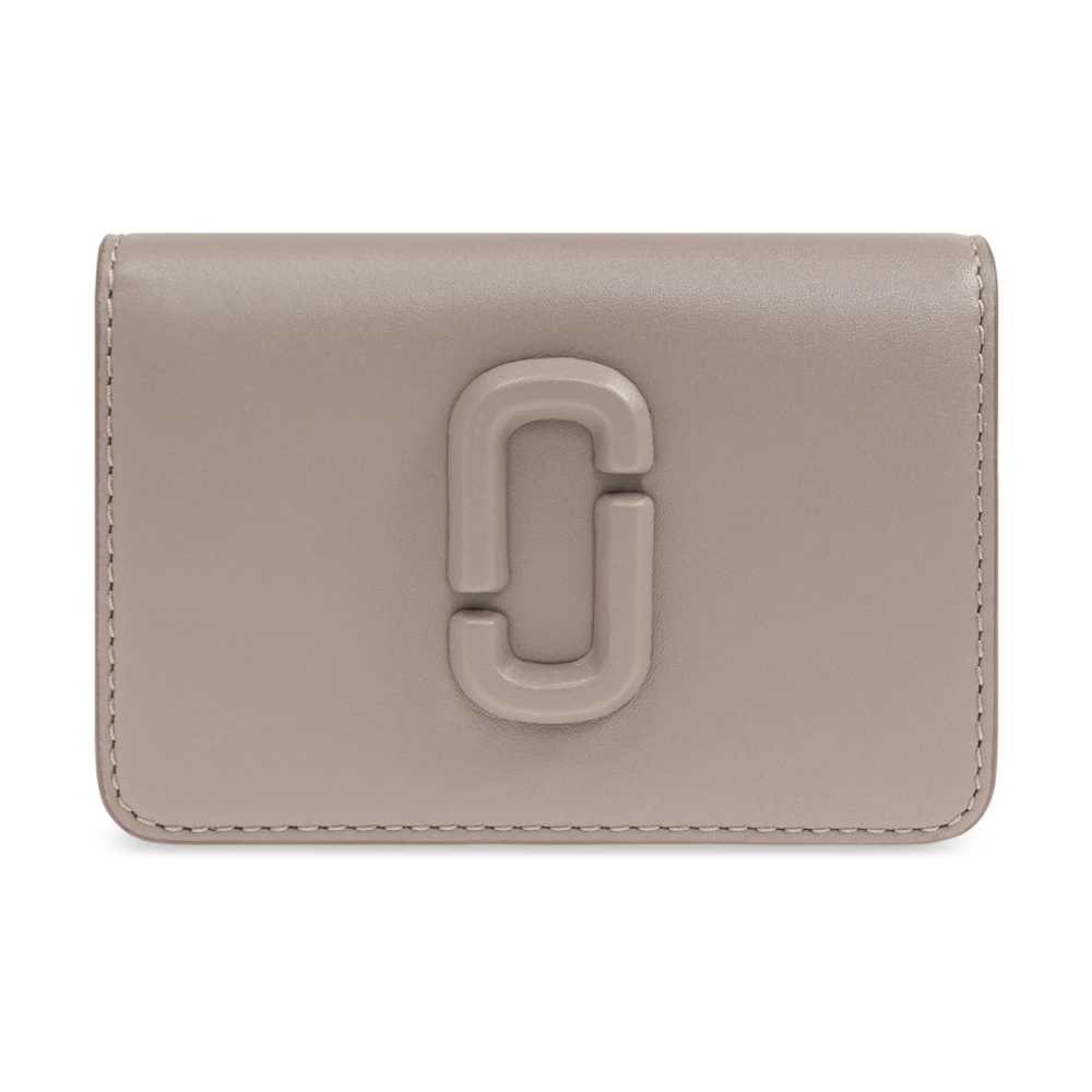 Marc Jacobs Portemonnee The Marc Mini Beige Dames