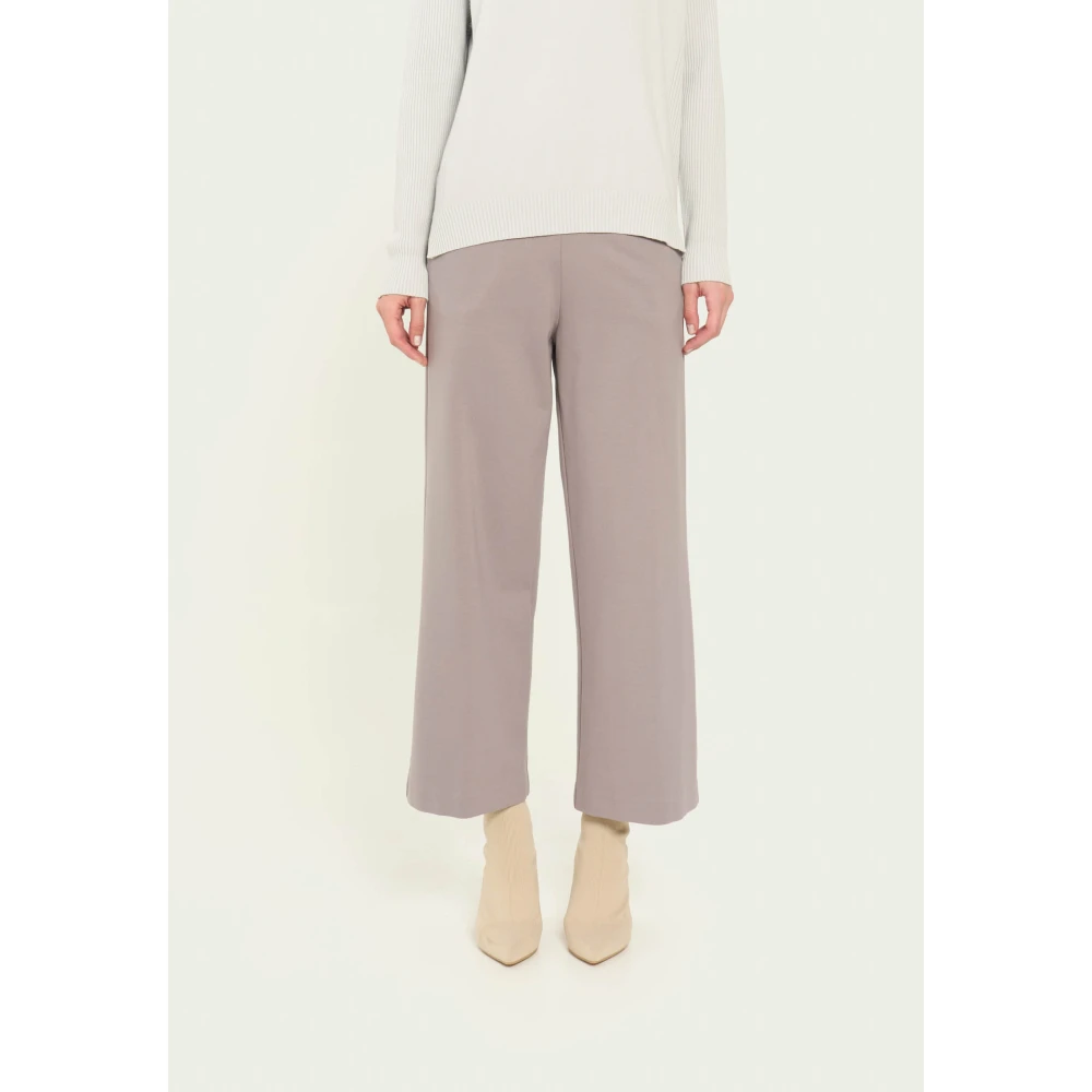 Vicario Cinque Milano Stitch Broek met Amerikaanse Zakken Gray Dames