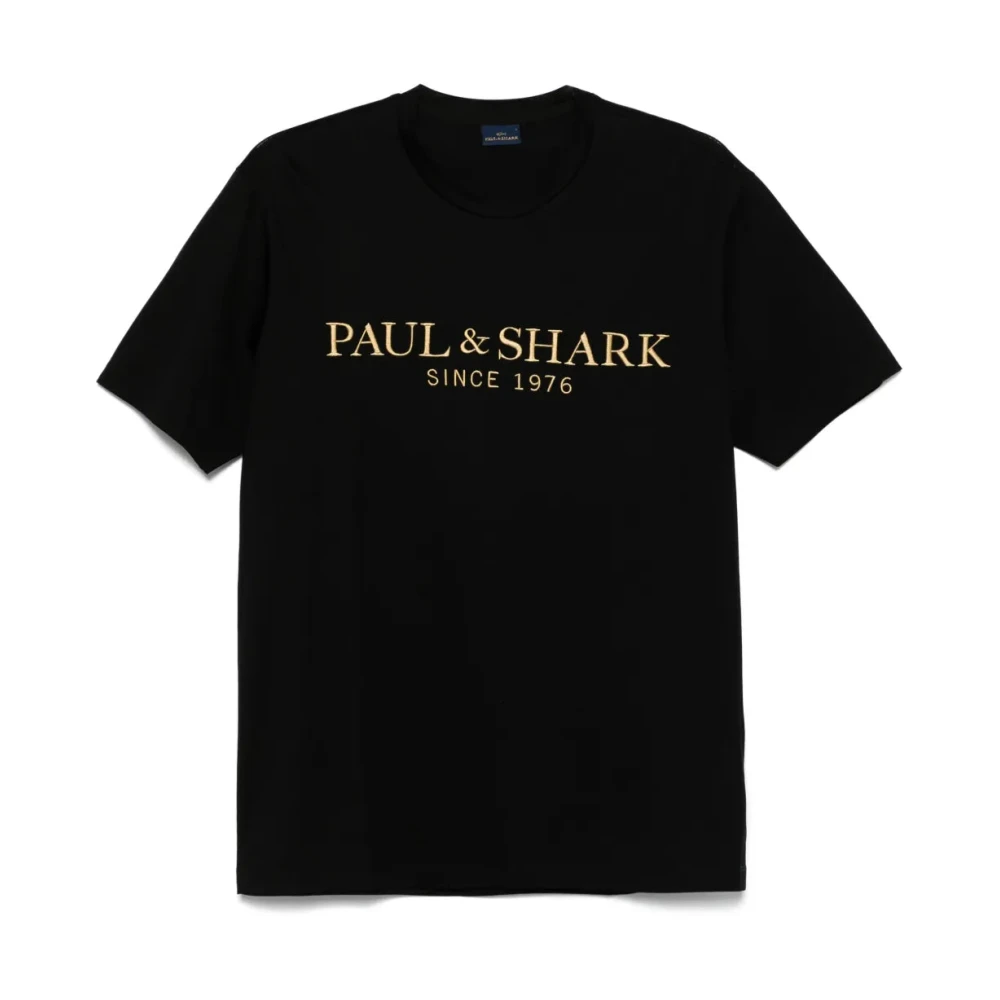 Paul & Shark Men's Black T-Shirt - T-Shirts - 2XL - Tops