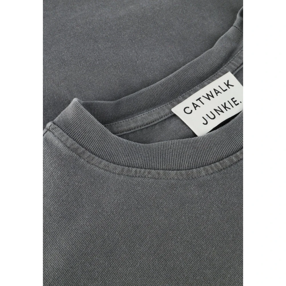 Catwalk Junkie Grijs Oversized T-shirt voor Vrouwen Gray Dames