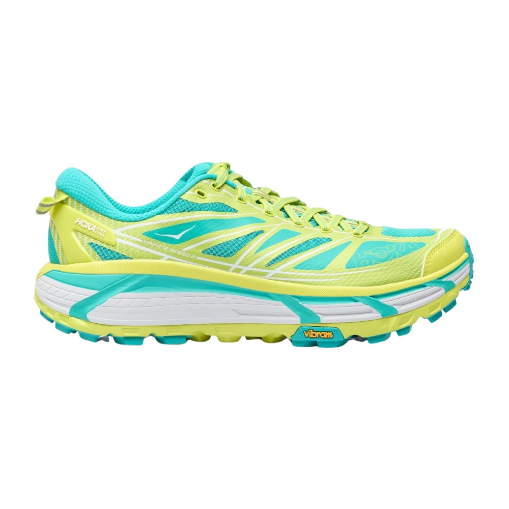 Hoka One One Stoppade Sneakers med Quicklace Stängning Green, Herr