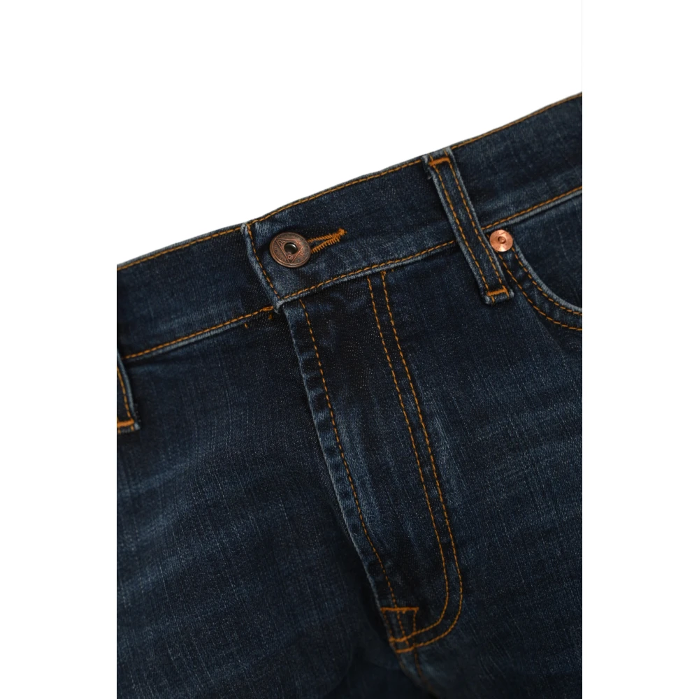 Roy Roger's Donkerblauwe Denim Slim Fit Broek Blue Heren