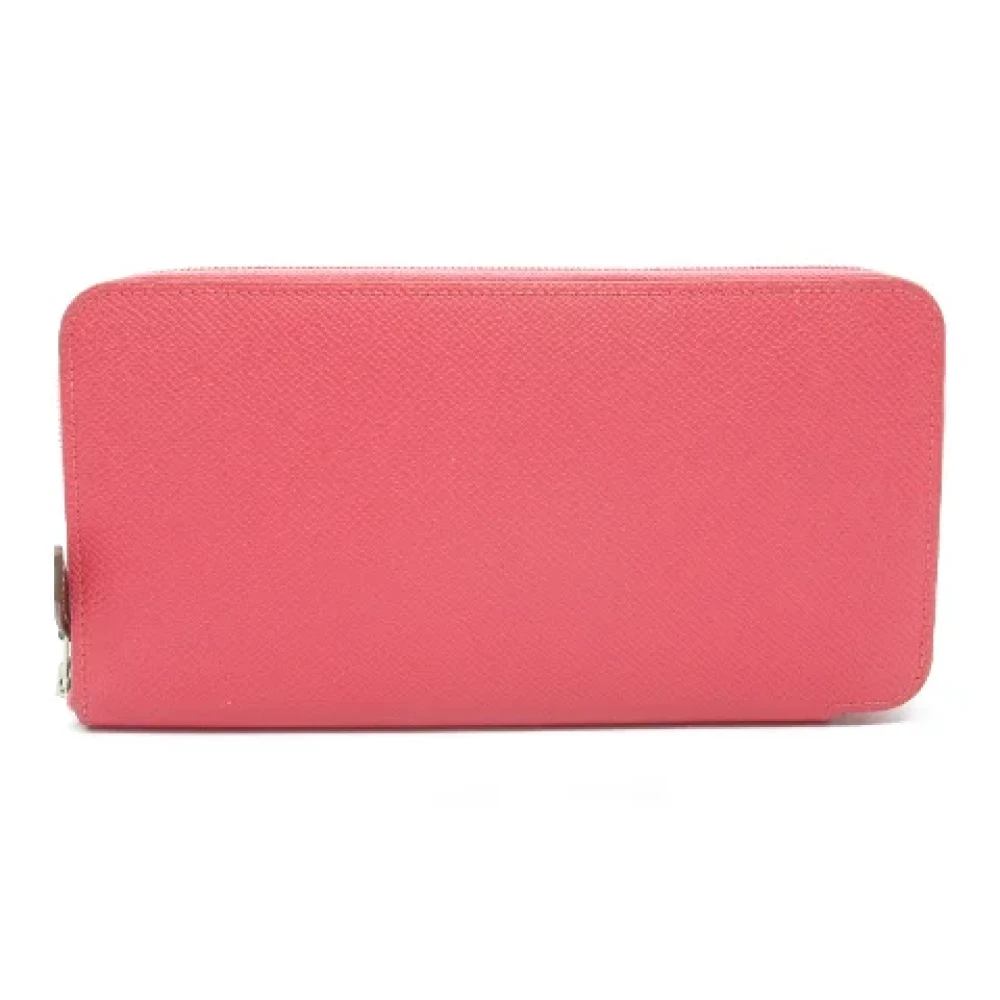 Hermès Vintage Pre-owned Leather wallets Pink Dames