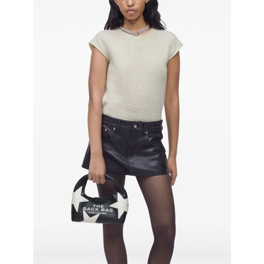 Marc Jacobs Ster Patchwork Mini Zak Tas Black Dames