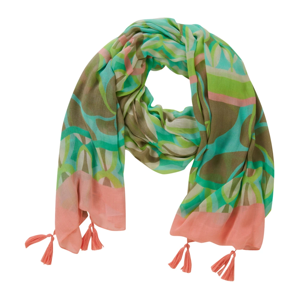 Betty Barclay Paisley Kwast Zomer Sjaal Multicolor Dames