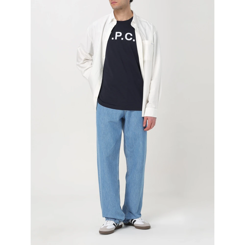 A.p.c. Mateo Shirt in Klassieke Stijl White Heren
