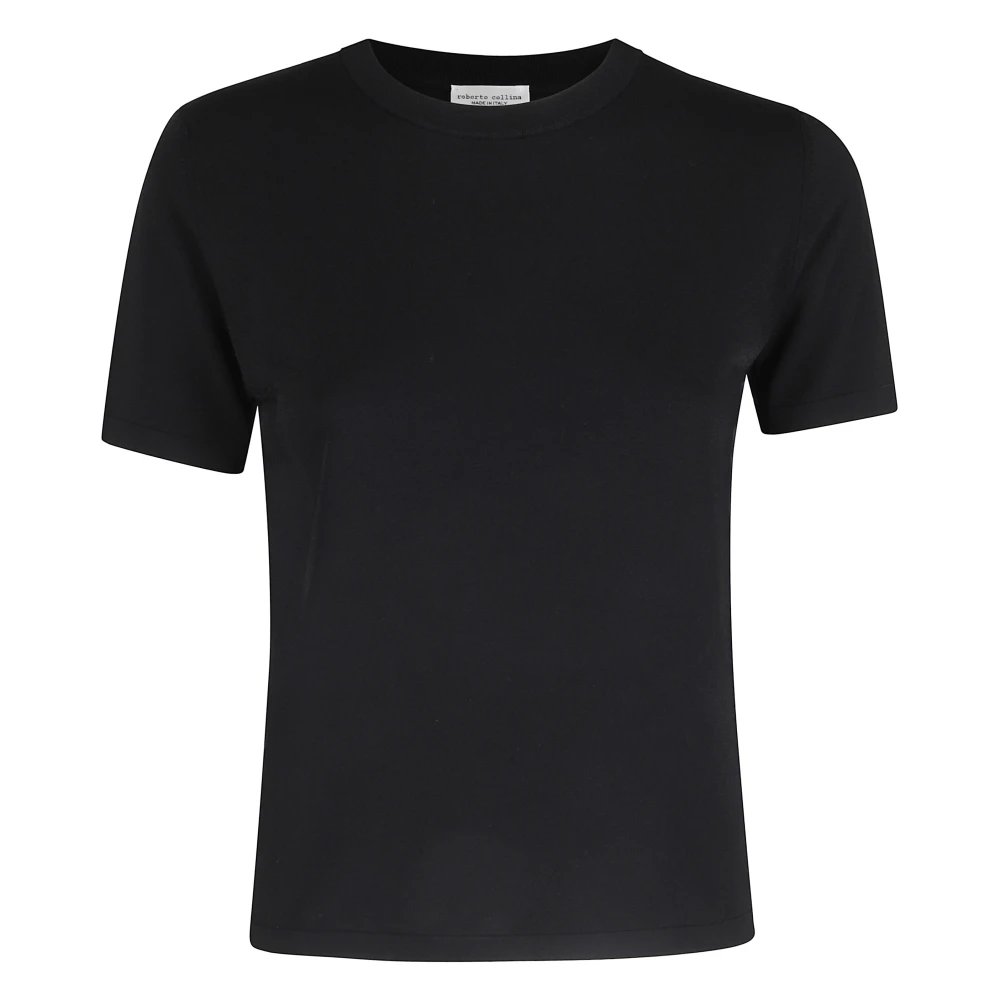 Roberto Collina Donna Nero Top, M, New,