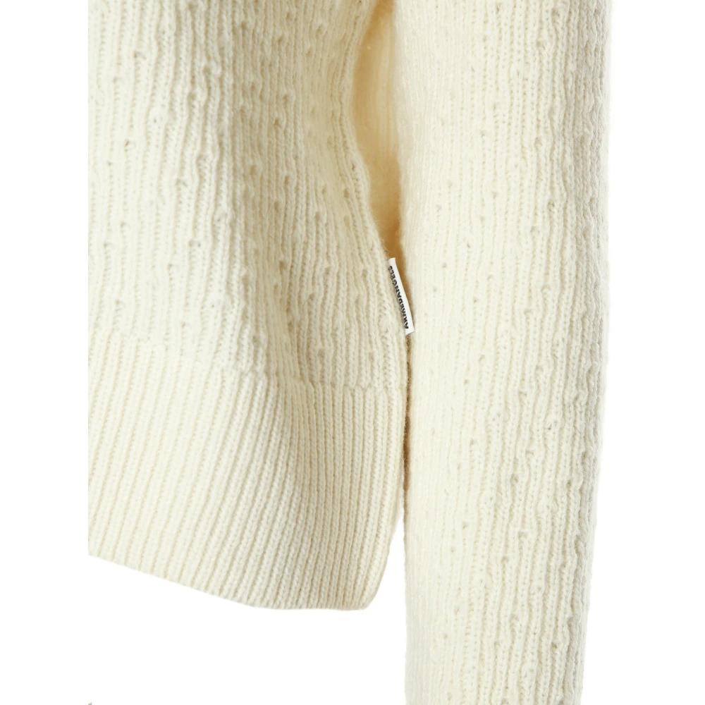 ARMEDANGELS Ronde Hals Gebreide Trui Beige Dames