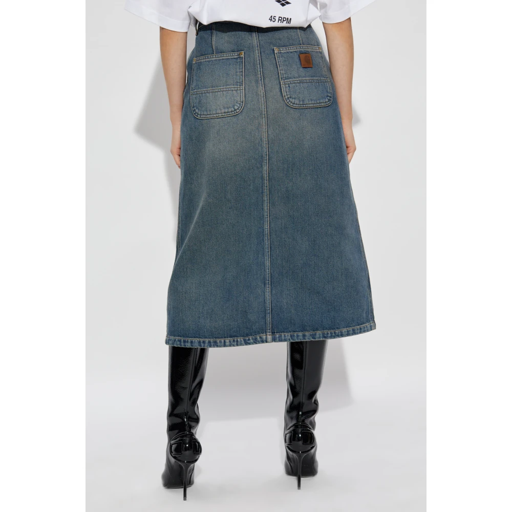 Carhartt WIP Denim rok Blue Dames