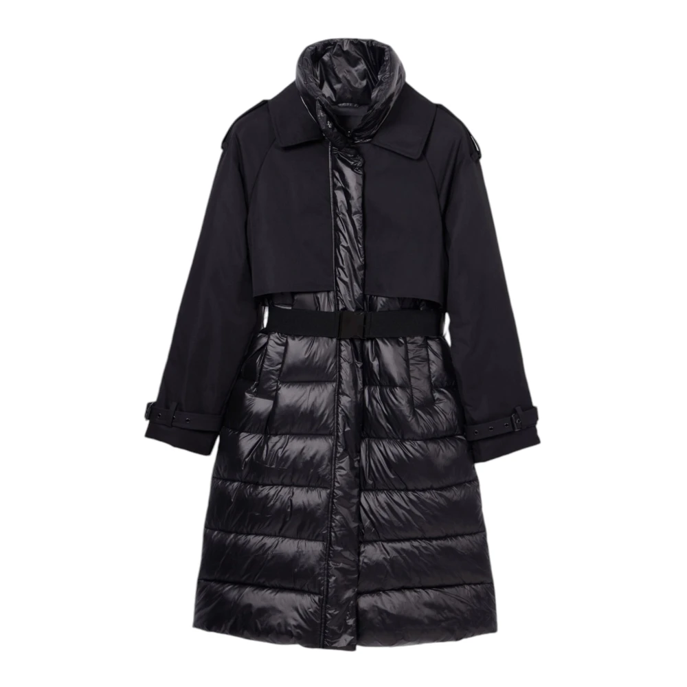 Desigual Gewatteerde Jas Herfst Winter Collectie Vrouwen Black Dames