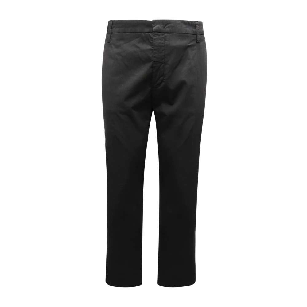 Entre Amis Men's Black Straight Trousers, W32, Tk America Slim Trousers