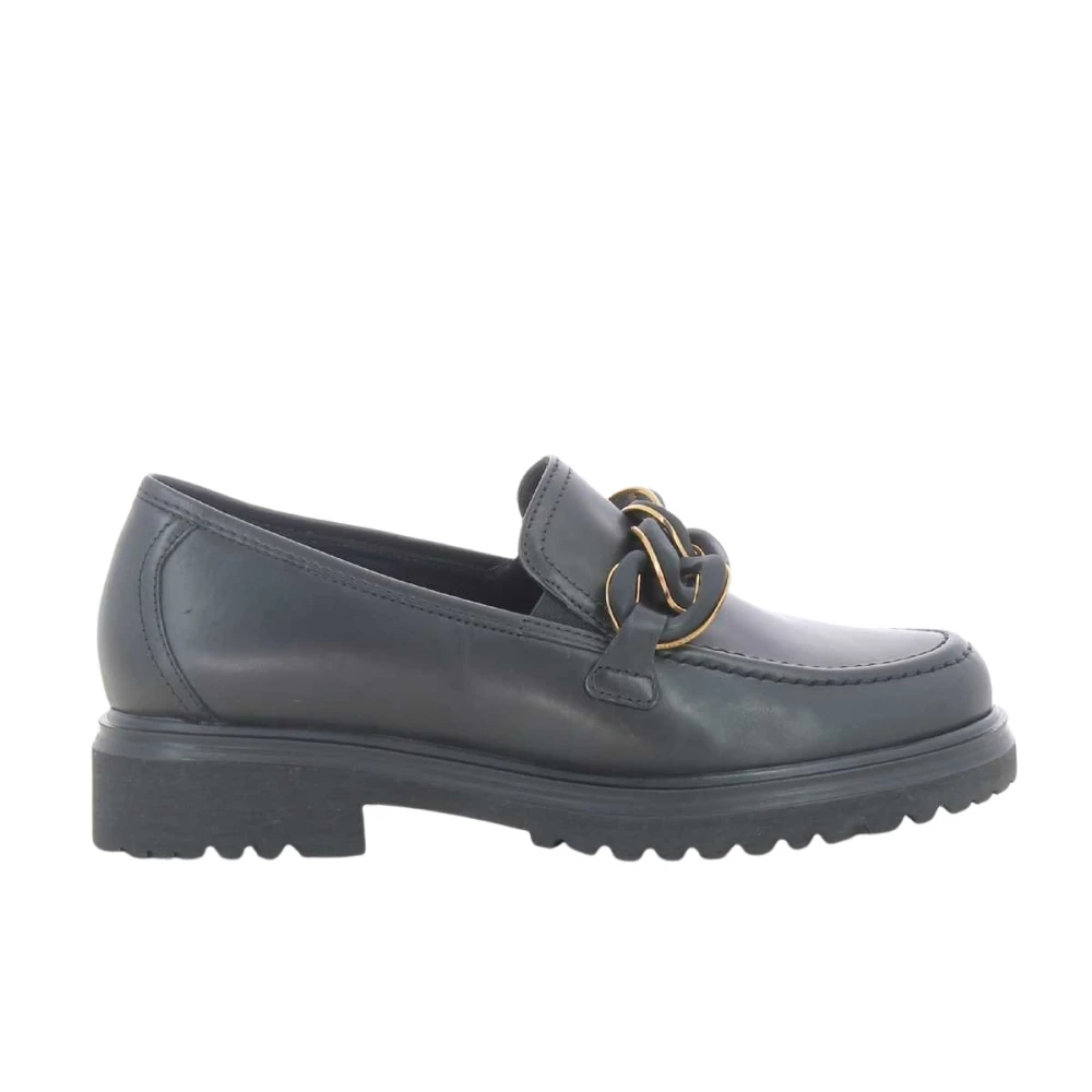 Gabor Stijlvolle loafers voor de moderne vrouw Black Dames