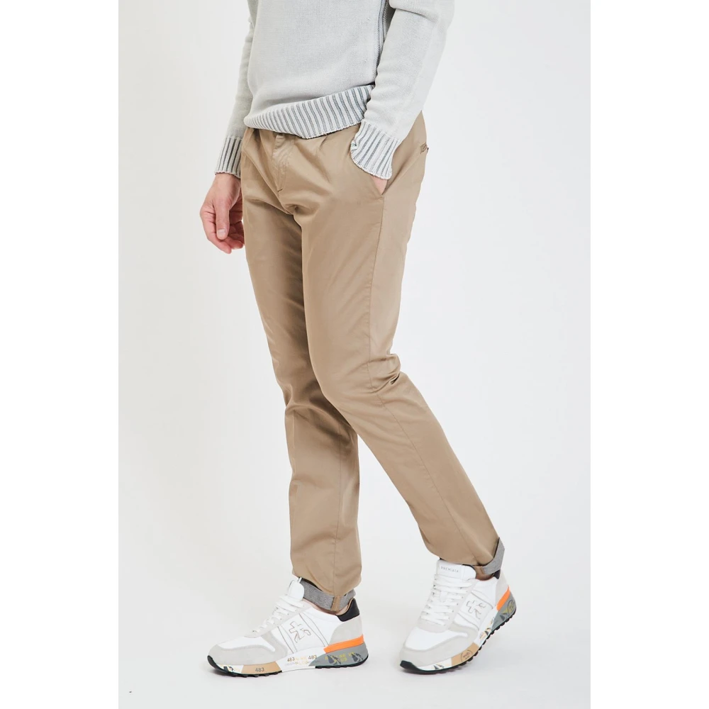 Dondup Gaubert Geplooide Broek Beige Heren