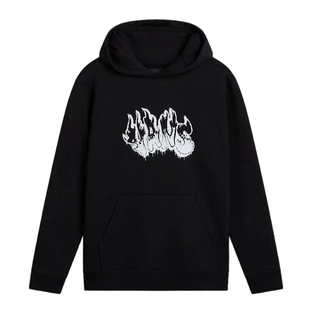 Vans Barn Grafisk Hoodie med Känguruficka Black, Pojke