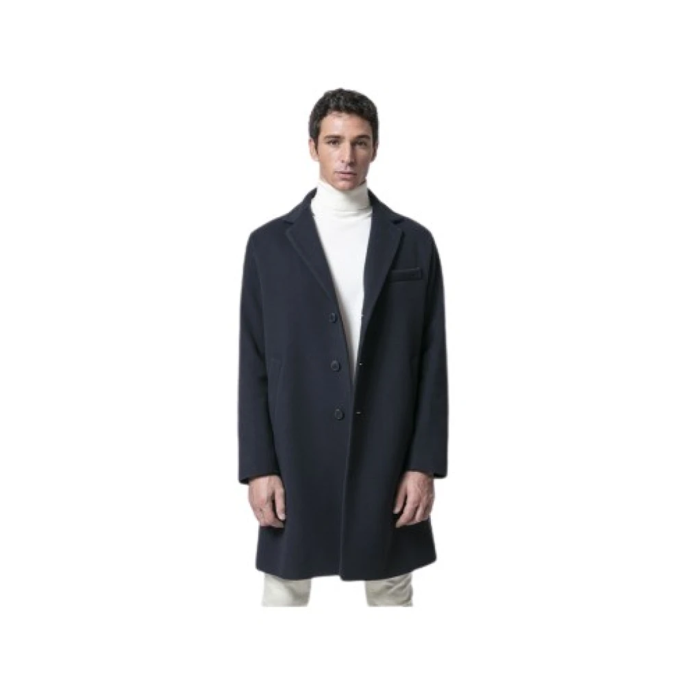 Herno Men's Black Single-Breasted Coats,, Single-Breasted Coats Large