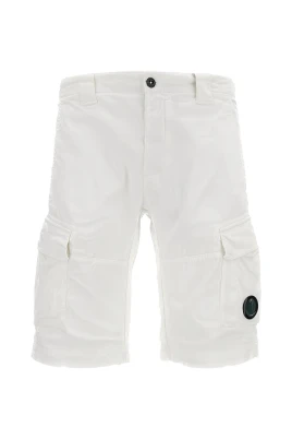 Stretch Sateen Cargo Shorts
