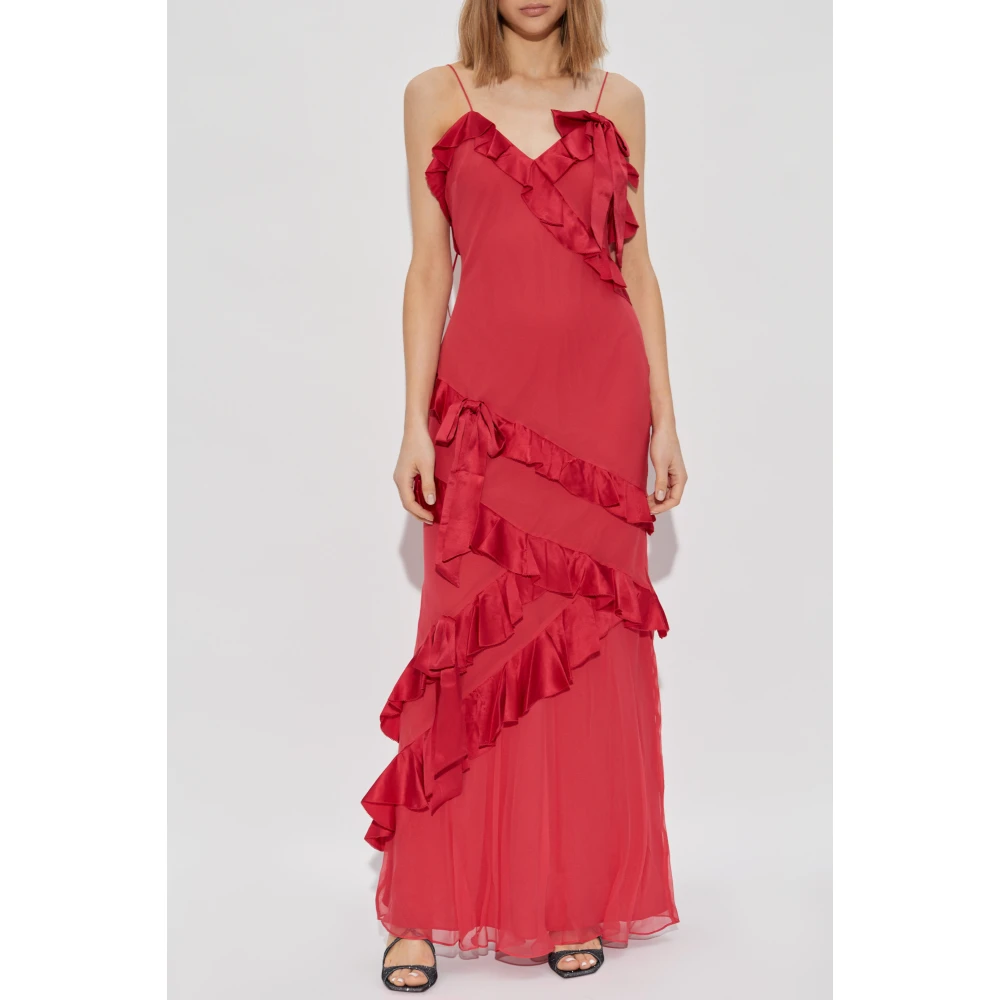 Loveshackfancy Jurk Rialto Red Dames