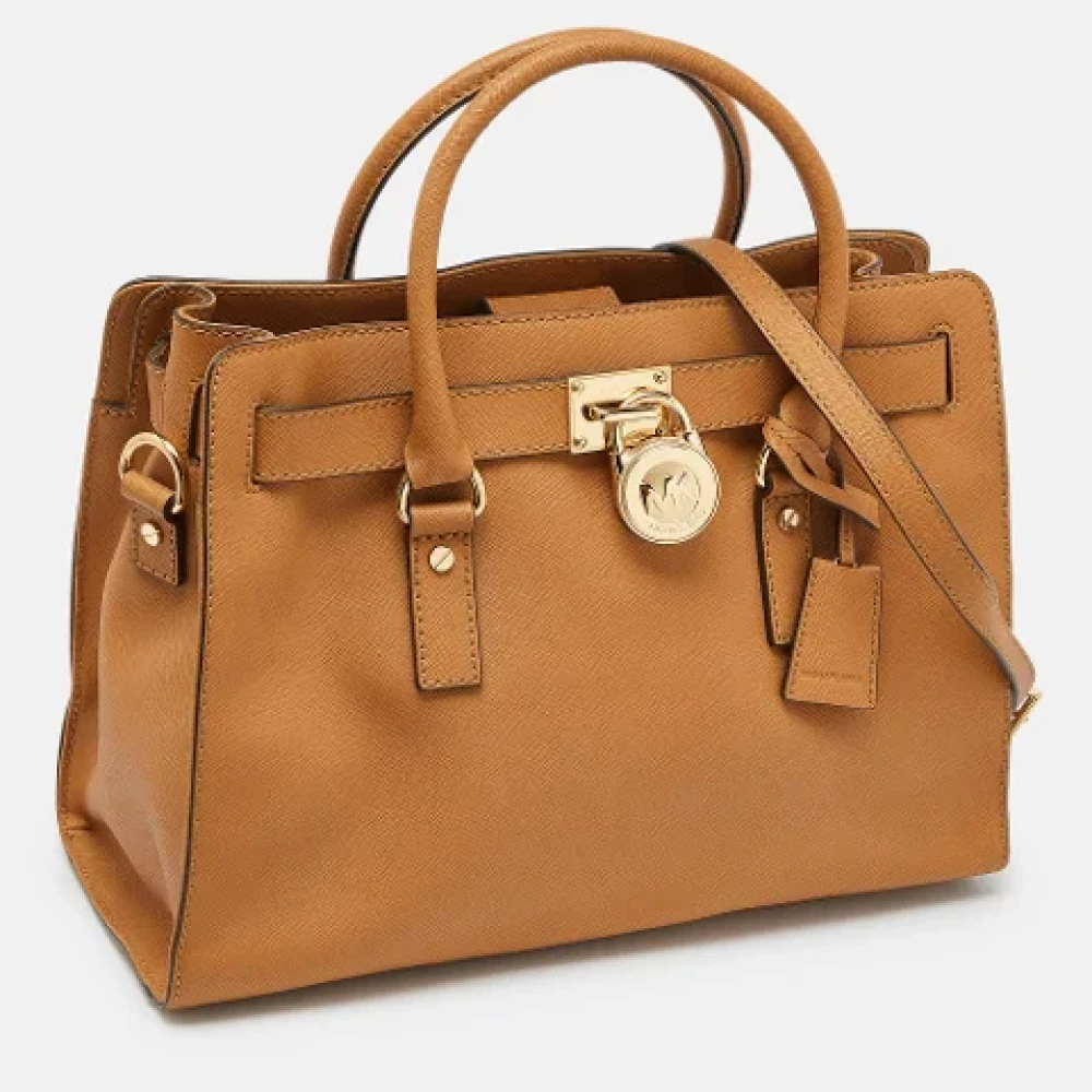 Michael Kors Pre-owned Leather totes Beige Dames