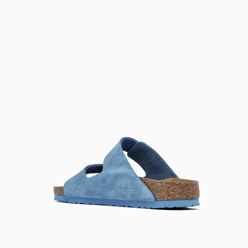 Birkenstock Arizona Suède Sandalen Blue Dames