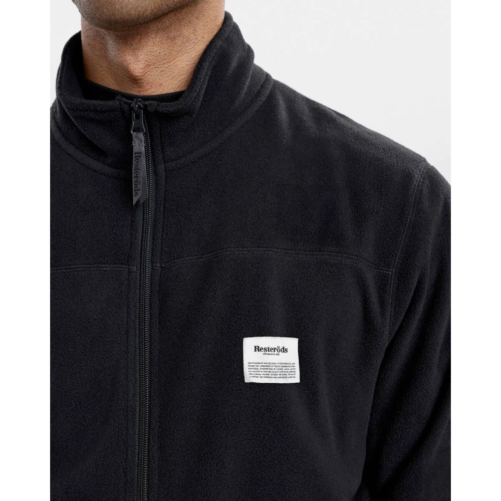 Resteröds Polar Fleece Jas Black Heren