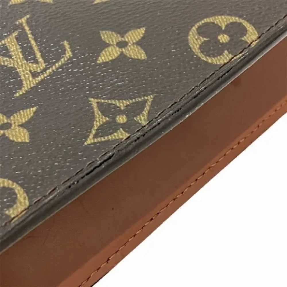 Louis Vuitton Vintage Pre-owned Canvas clutches Brown Heren