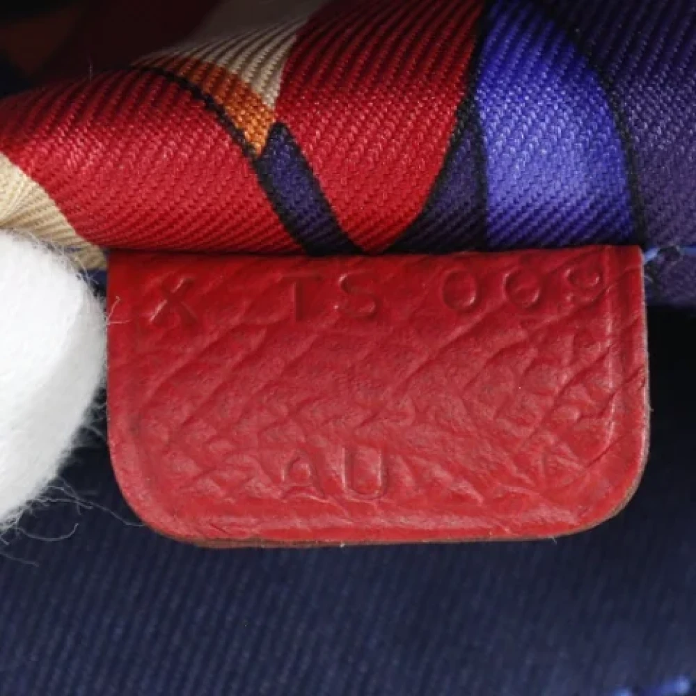 Hermès Vintage Pre-owned Fabric wallets Red Dames