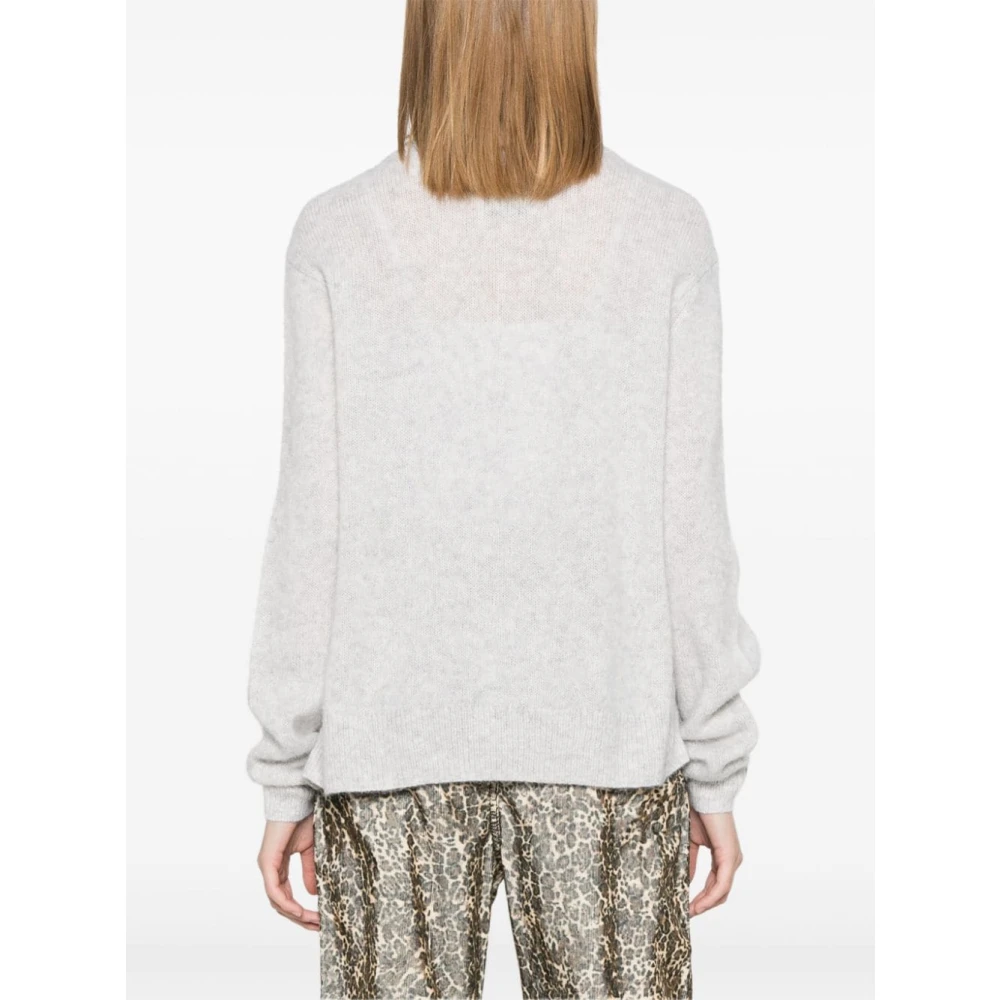 Isabel marant Grijze Sweatshirt Aw24 Damesmode Gray Dames