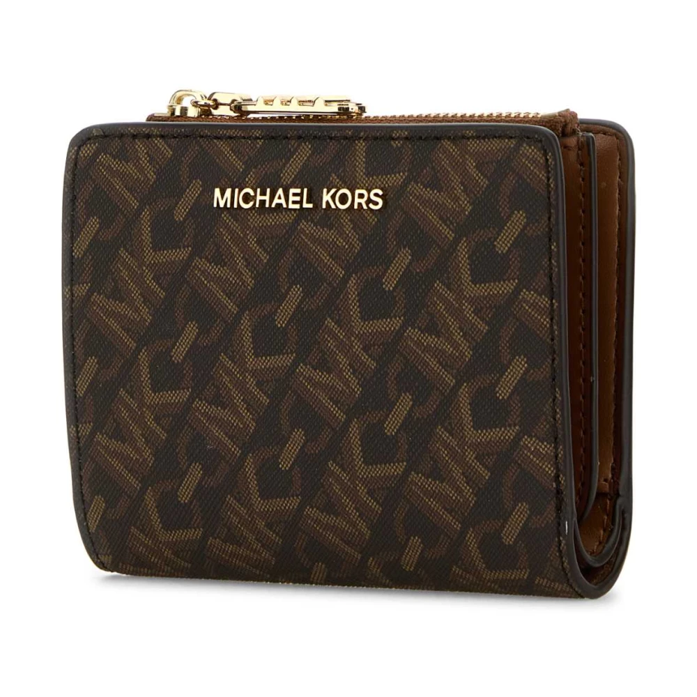Michael Kors Canvas Empire Portemonnee Brown Dames