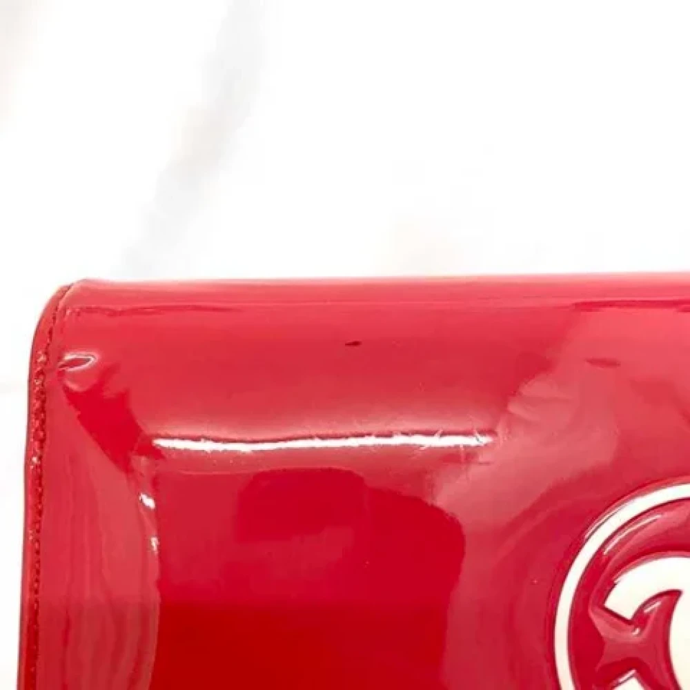 Chanel Vintage Pre-owned Leather wallets Pink Dames
