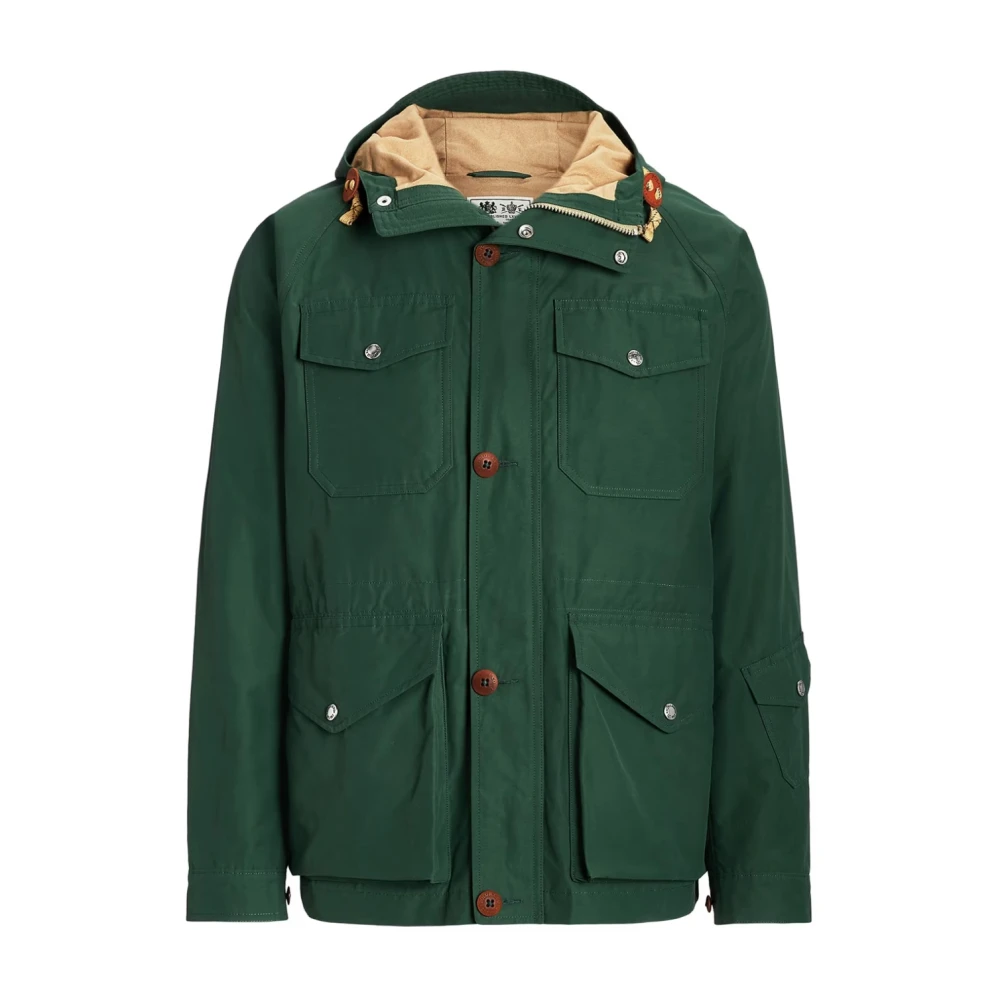 Polo Ralph Lauren Groene Field Jacket Rits Logo Green Heren