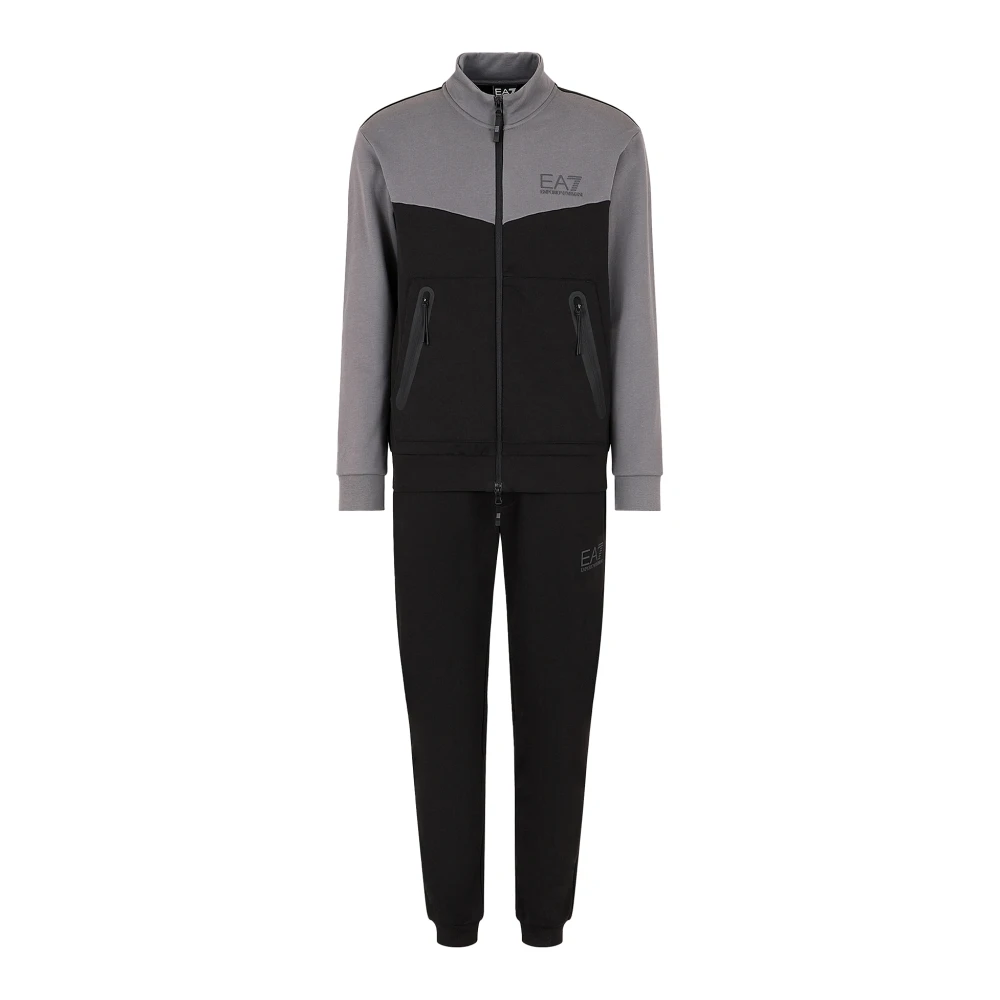 Emporio Armani EA7 Sportief Trainingspak voor Mannen Black Heren