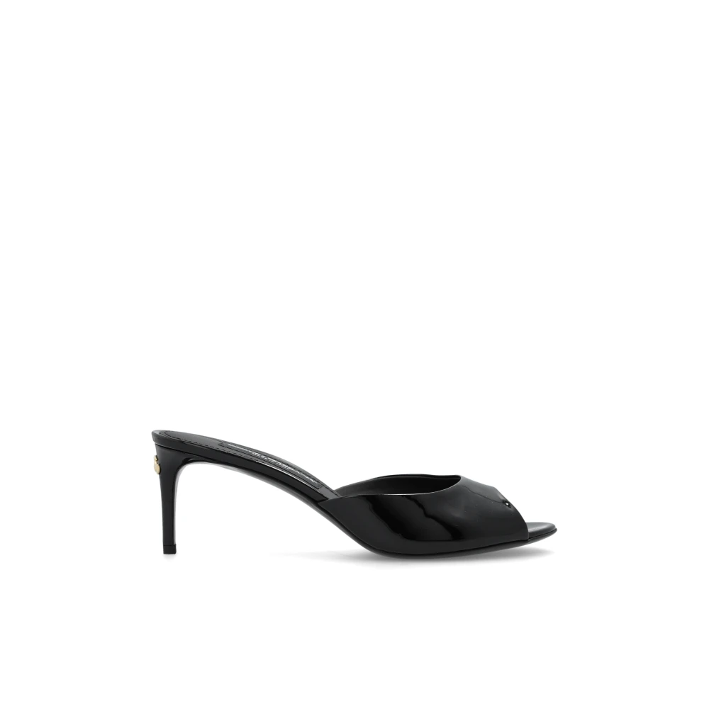 Dolce & Gabbana Women's Black Heeled Mules