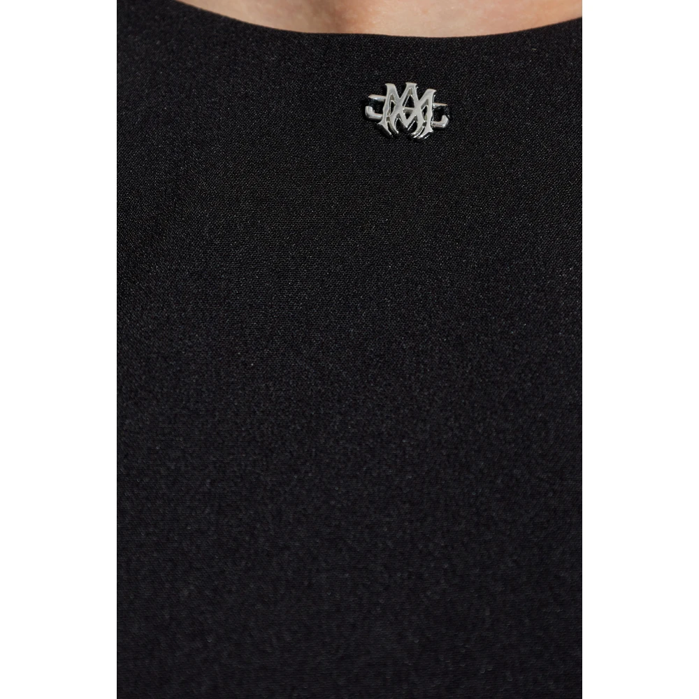 Amiri Jurk met logo Black Dames