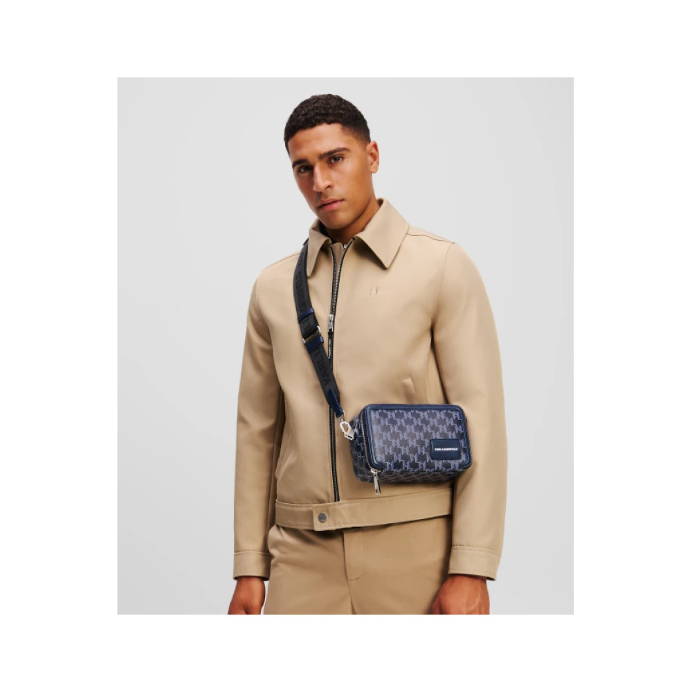 Karl Lagerfeld Cameratas Reizen Marineblauw Blue Heren