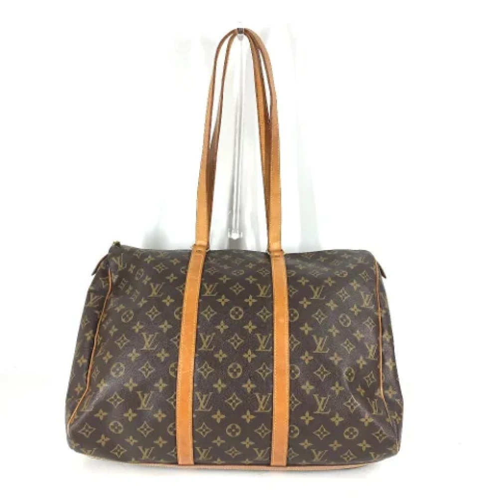 Louis Vuitton Vintage Pre-owned Cotton louis-vuitton-bags Brown Dames