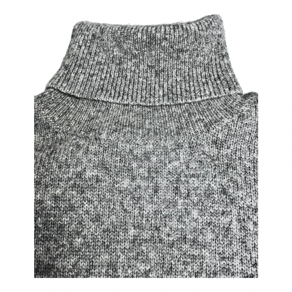 Roberto Collina Merino Baby-Kameel Coltrui Trui Grijs Gray Heren