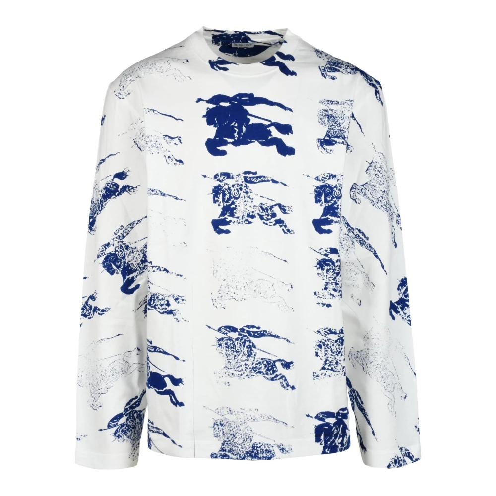 Burberry Katoen Elastaan T-shirt Multicolor Heren