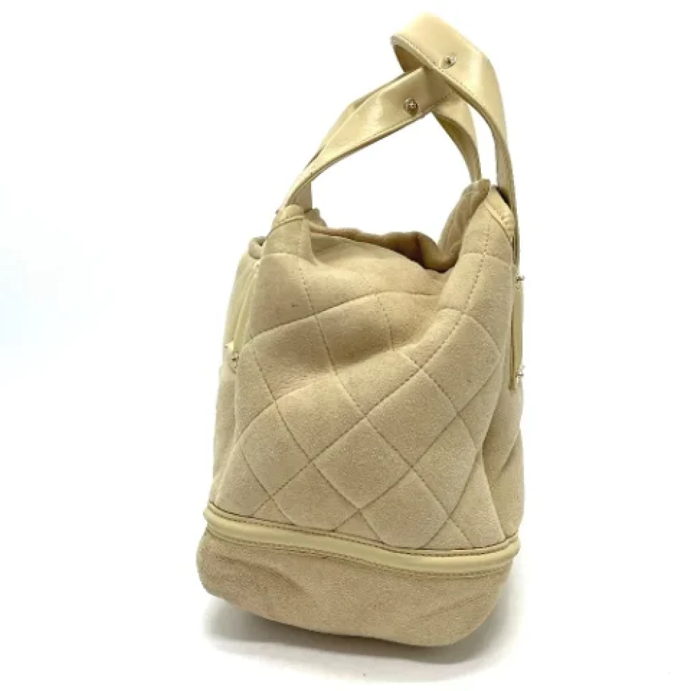 Chanel Vintage Pre-owned Fabric chanel-bags Brown Dames
