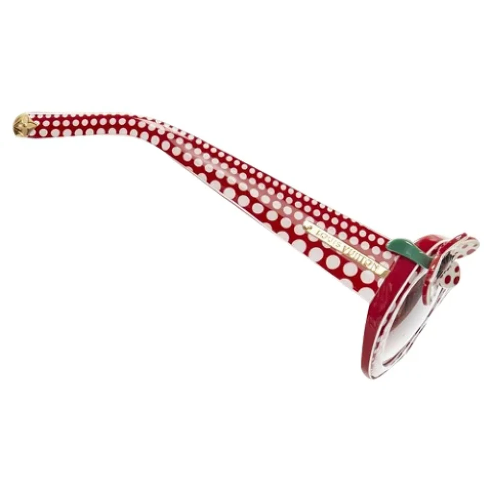 Louis Vuitton Vintage Pre-owned Plastic sunglasses Red Dames