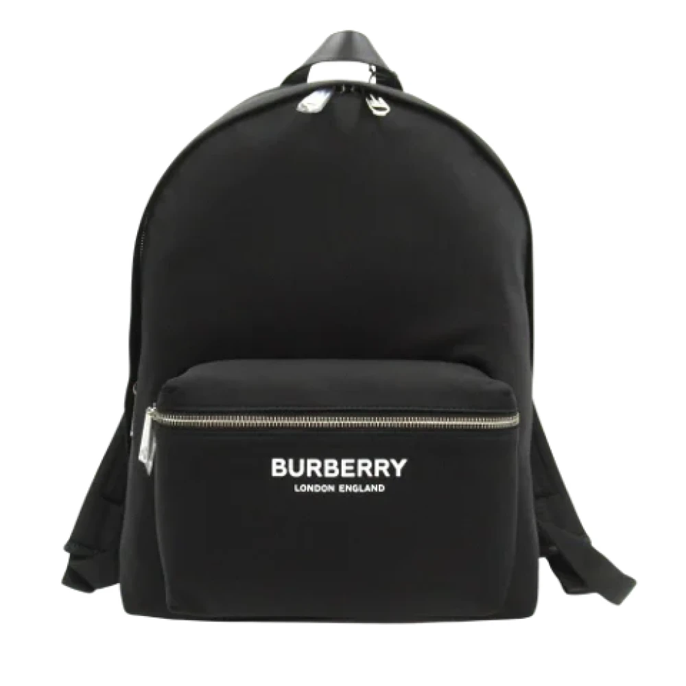 Burberry Vintage Pre-owned Canvas backpacks Black Dames