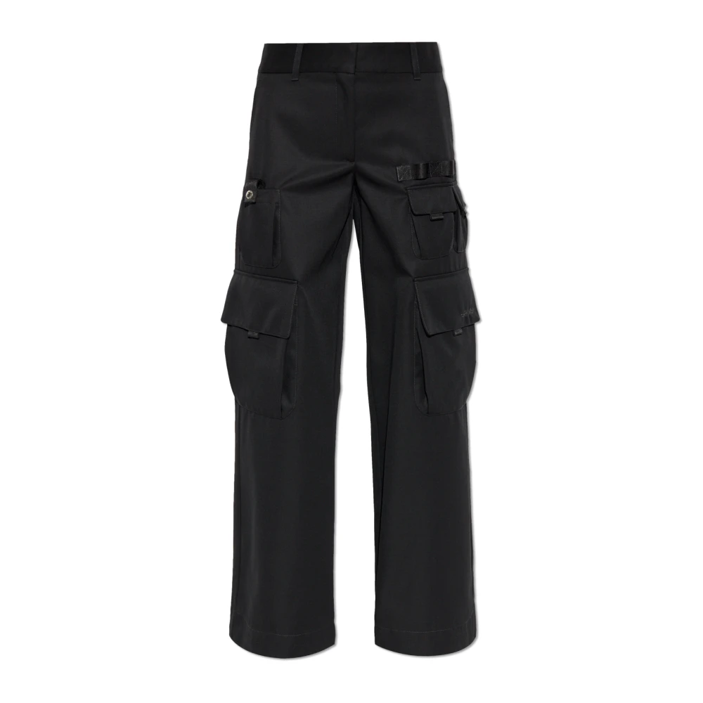 Trousers > Wide Trousers - - Off White - Modalova