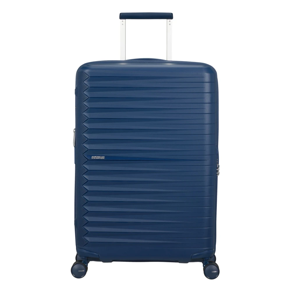 American Tourister Unisex Blue Fastforward Spinner 68/25 Tsa Exp