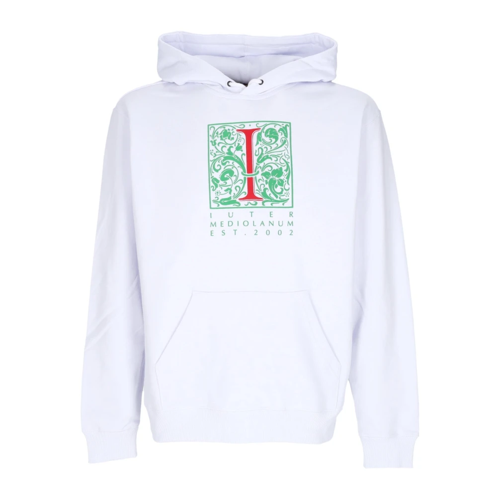 Iuter Lichte Hoodie Milan Hoodie Wit White Heren