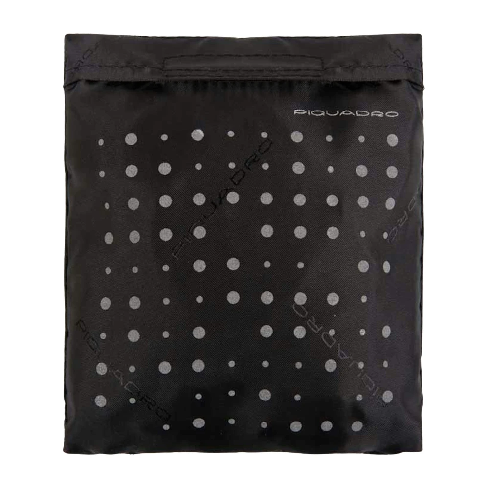 Piquadro Unisex Svart Väskor One Size, Polyester, Vikbart Regnskydd För Ryggsäck