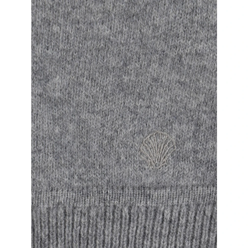 Loulou Studio Grijze Melange Hoodie voor Mannen Gray Dames