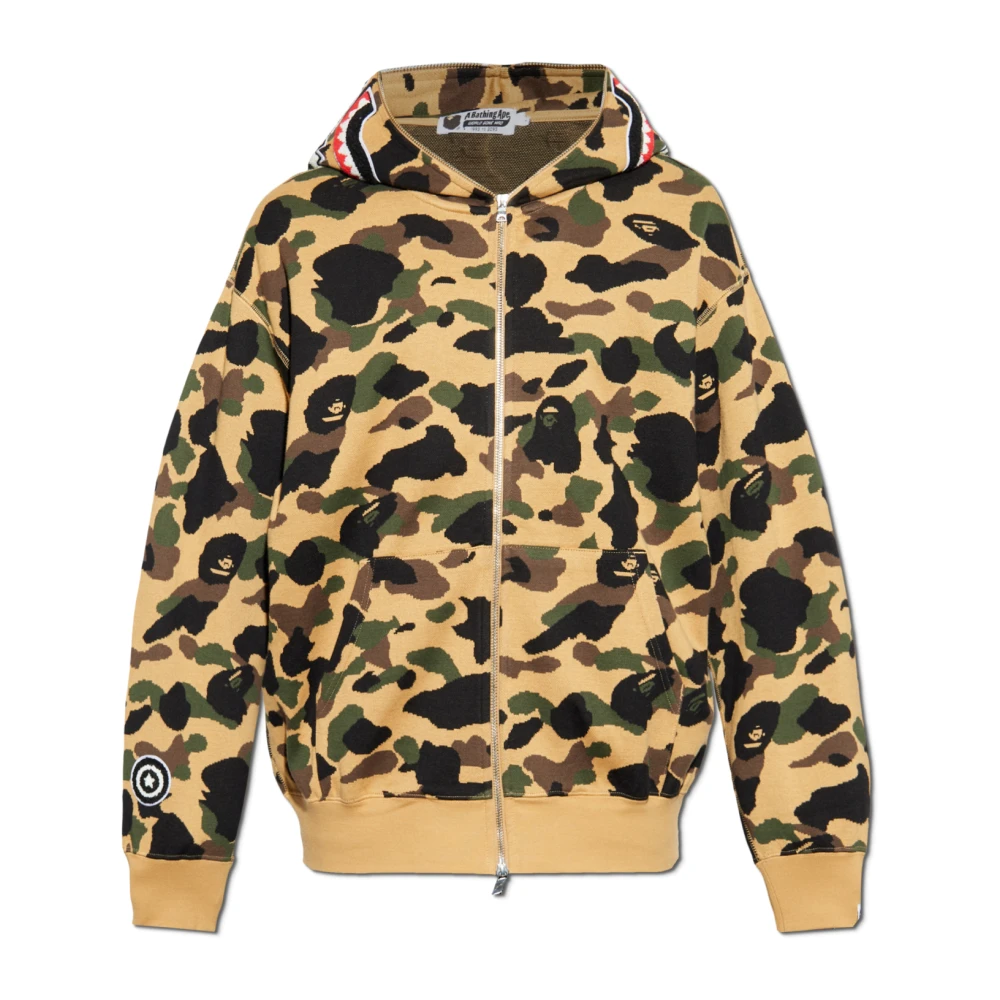 A Bathing APE Sweatshirts & Hoodies Yellow Heren