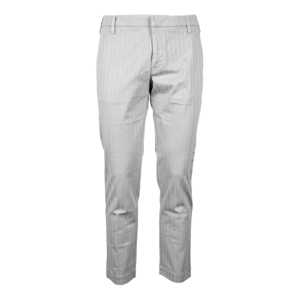 Entre amis Katoen Elastaan Broek Brown Heren