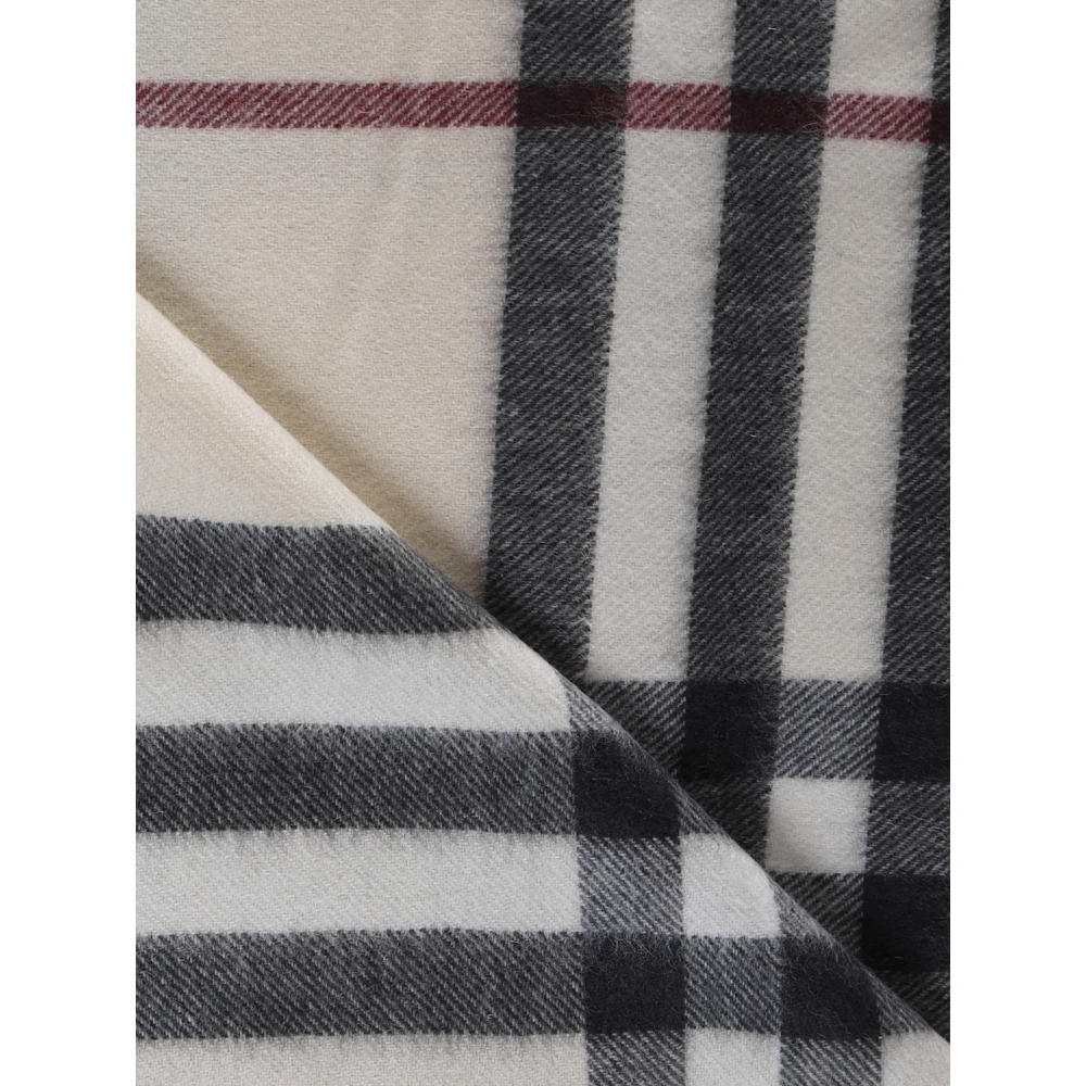 Burberry Vintage Check Cashmere Sjaal Beige Unisex