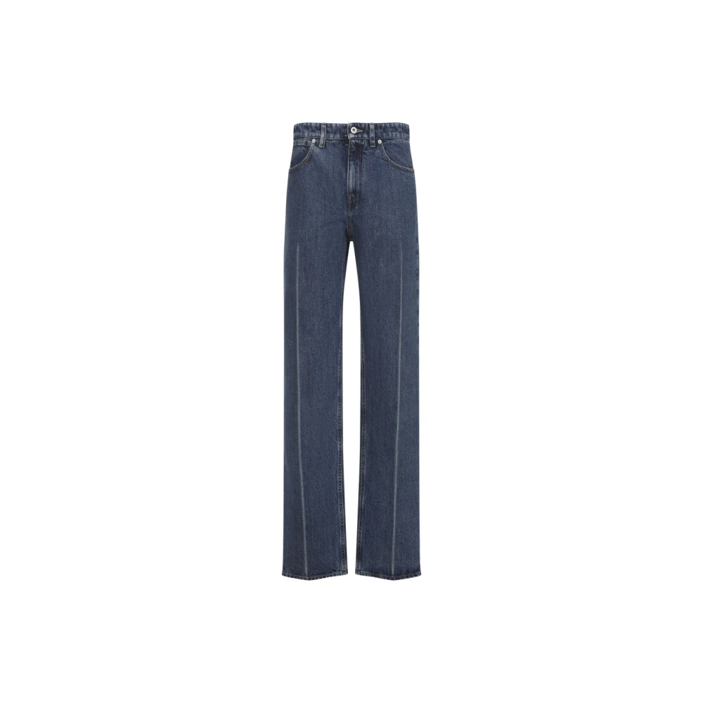Jil Sander Femme Bleu - Pantalon En Denim Ample Taille Haute - Jeans - Taille: 38 Fr